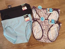 Lot of 4 Vanity Fair String Bikinis 2 & Bali Hi-Cut 2 Panties Women's Size XL 8