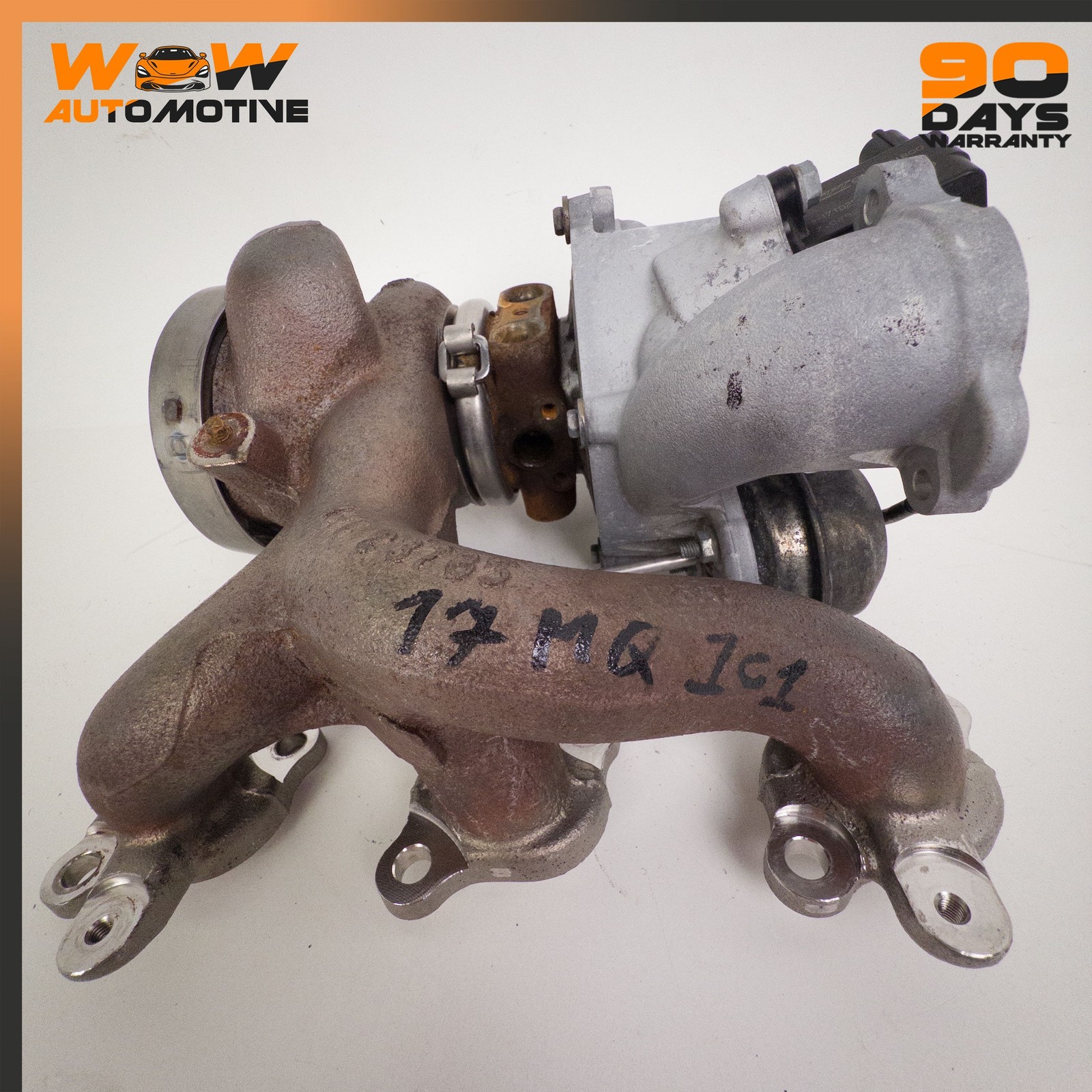 13-19 MASERATI GHIBLI QUATTROPORTE LEFT TURBOCHARGER EXHAUST MANIFOLD OEM