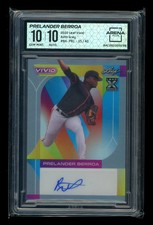 2022 Leaf Vivid Prelander Berroa #BA-PB1 Auto Gray Autograph RC 15/40 AC 10