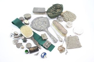 Vanity Items Antique Vintage Accessories EPNS Cloisonné Handbags Haberdash