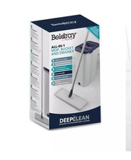 Beldray Deep Clean Flat Mop & Bucket Set Floor Cleaning Cleaner In Box UK