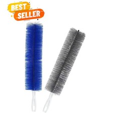 Multi-Use Bendable Dusting Brush Set   Ideal for Fans, Cars  Curtains 2 Pack 