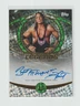 BRET HIT MAN HART 2025 TOPPS WWE UNIVERSE SP LEGENDS ON CARD AUTOGRAPH #42/99