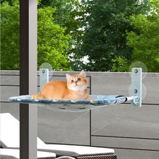 Glow In The Dark Cat Window Perch Foldable Hammock Bed with Suction Cups