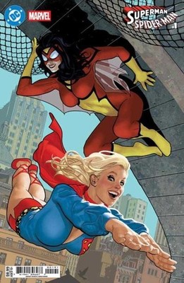 DC MARVEL SUPERMAN SPIDER-MAN #1 COVER I ADAM HUGHES 70S VARIANT 2026 DC 032526