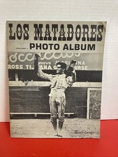 Álbum de fotos taurinas vintage de Los Matadores Vol 1 El Cordobes. ORTEGA, México