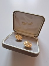 Vintage F Hinds boxed Goldtone Cufflinks