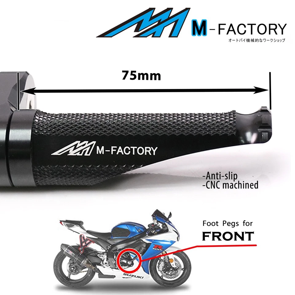 SHINOBI Rider Footpegs 25mm Lowering For BMW K1300R K1200R S Foto 2 de 4