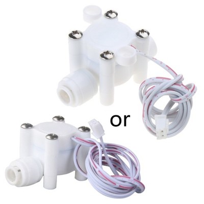 300ml/Min Liquid Water Flow Sensor 2 Points 1/4 ''Quick Plug Flowermeter Conter