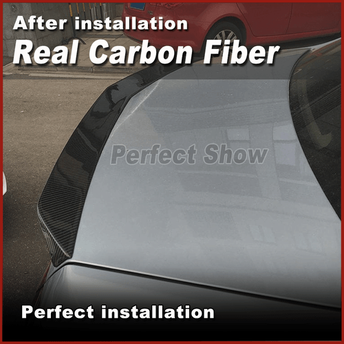 Fit for Benz W212 E200 E300 E400 E63 REAL Carbon Boot Trunk Spoiler Wing Lip - Picture 6 of 13
