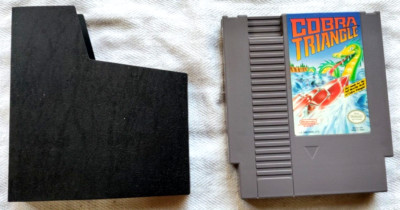 Cobra Triangle (NES, 1989) - Cart & Sleeve - Cleaned & Tested