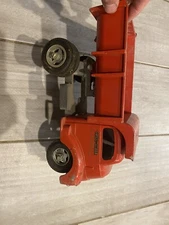 Original Vintage Smith Miller Red Dump Truck As Is For Parts Or Repair 