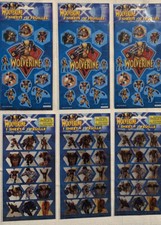 2010 Wolverine Marvel Regular  Holographic Stickers 6 Packages 9 total Sheets 