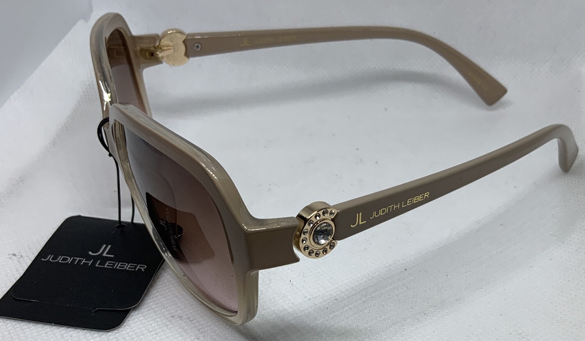 JL by Judith Leiber‎ Cream Ivory Gem Enhanced Authentic Sunglasses Poppy Brand New JL by Judith Leiber Cream Ivory Gem Enhanced  main image 2