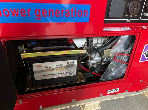PORTABLE DIESEL POWER GENERATOR+ ELECTRIC START+SUPER SILENT+ 2x SOCKETS 2x USBs - Picture 10 of 12