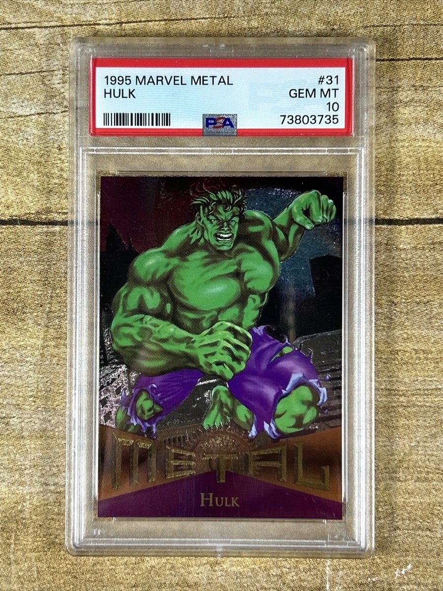 Incredible Hulk 1995 Marvel Metal #31 PSA 10 GEM MT | eBay