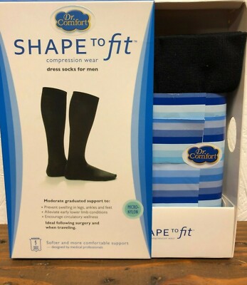 Dr. Comfort Men's Medical Compression Dress Sock's 10-15 15-20 20-30 mmHg SIZES