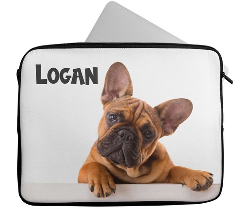 Personalised Any Name Dog Design Laptop Case Sleeve Tablet Bag 633 - Picture 2 of 12
