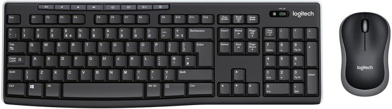 Logitech Wireless Combo MK270 with Keyboard and Mouse 