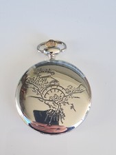 Hachette Sprungdeckel Doppeldeckel  Taschenuhr Pocket Watch Abl- 7-1