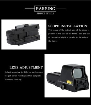 CCCP 551 Scope With Red And Green Holographic Sight (Color Box - Black