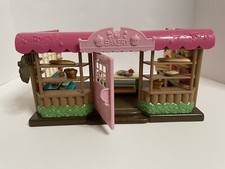Lil Woodzeez Calico Critters Cosquillas a tus papilas gustativas Panadería Construcción Juego Rosa