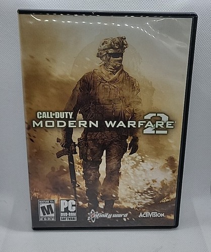 Call of Duty Modern Warfare 2 PC DVD-ROM Computer Video Game 2 Disc Complete