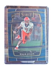 2022 Panini Select Draft Picks Malik Willis Rookie RC Blue Concourse #2 Liberty