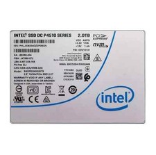 Intel P4510 2TB PCIe Gen3 x4 NVMe U.2 2.5" Enterprise SSD SSDPE2KX020T8