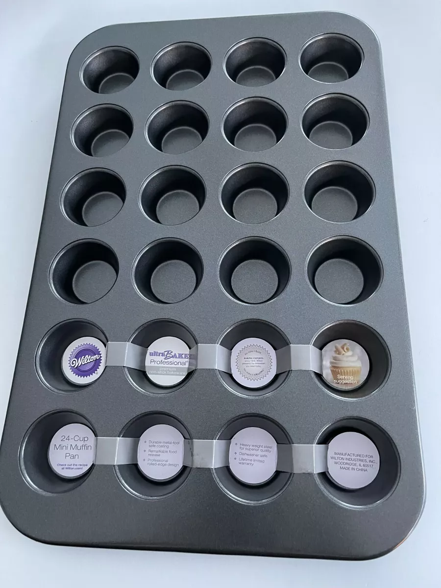 Wilton Ultra Bake Professional 24 Cup Nonstick Mini Muffin Pan