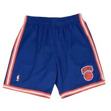 SMSHGS18241-NYKROYA91 Mens Mitchell Ness NBA Swingman Road Shorts NY Knicks
