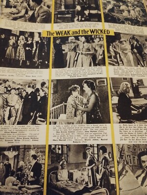  Sk121 Ephemera 50er Jahre Filmartikel Die Schwache und die Böse Diana Dors
