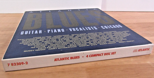Atlantic Blues: 1991 Atlantic Records - 4 CD Box Set Guitar Piano Vocals Chicago - Picture 3 of 10