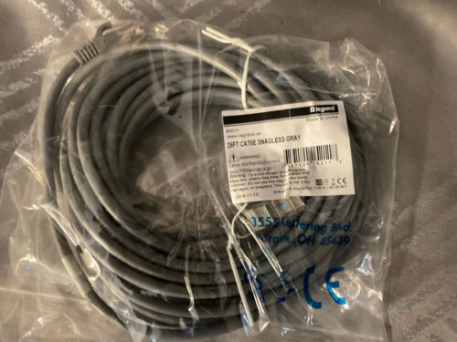 LOT OF 10 -C2G 15211 25ft Cat5e Snagless Unshielded(UTP)Network Patch Cable Gray - Picture 2 of 3