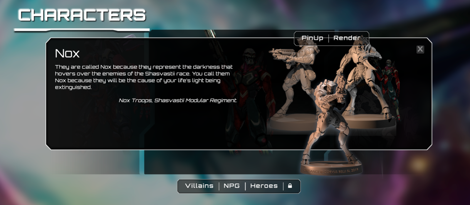 NIB Corvus Belli Infinity Defiance Fall 2019 Kickstarter Nox eBay