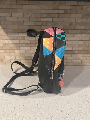 Demon Slayer: Kimetsu No Yaiba Nezuko Tanjiro Zenitsu Patchwork Mini Backpack Demon Slayer: Kimetsu No Yaiba Nezuko Tanjiro Zenitsu  main image 4