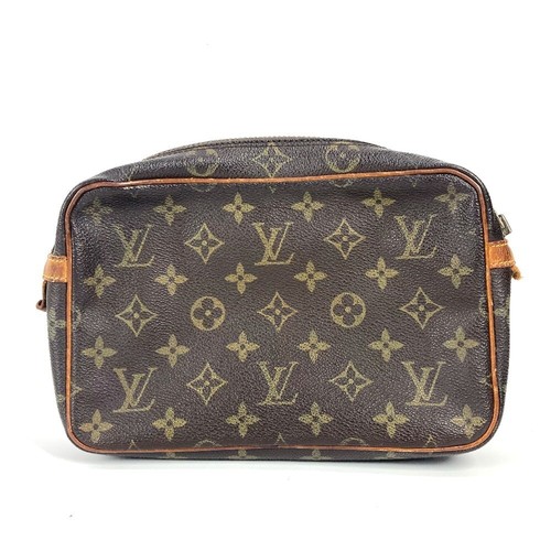 LOUIS VUITTON M51847 Compiegne 23 Clutch Pouch Bag MonogramCanvas Brown - Picture 2 of 18