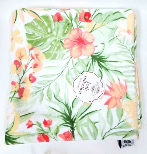 3 Pz SERENDIPITY Verde,Rosa,Bianco Floreale 100% Cotone 2 Asciugamano & Stracci - Foto 7 di 7