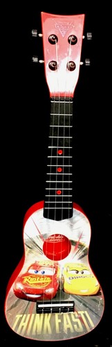 Disney Pixar Cars Four String Plastic Childs First Act 20”Acoustic Guitar Read - Picture 2 of 10