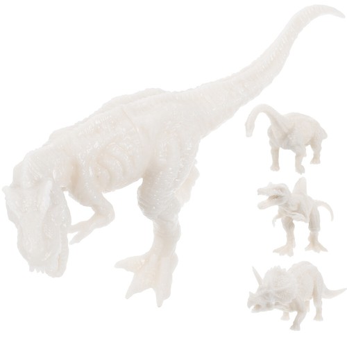 4 Pieces Dinosaurier-Modellspielzeug Kleinkind Mini-Dinosaurierfiguren - Afbeelding 8 van 12