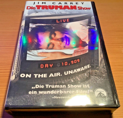 VHS - Paramount Pictures - Die Trueman Show - Jim Carrey VINTAGE 1998