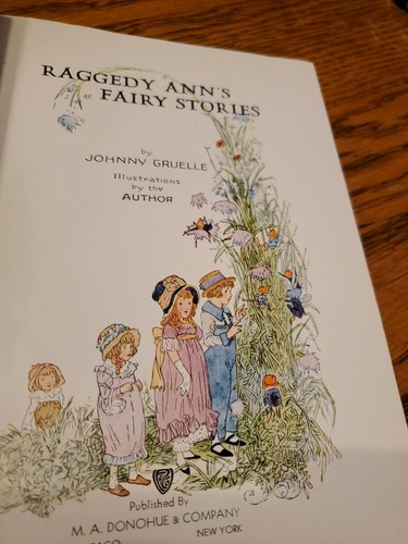 Vintage Copyright 1927 RAGGEDY ANN'S Fairy Stories Book by Johny Gruelle - Picture 4 of 6