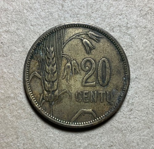 1925 Lithuania 20 Centu