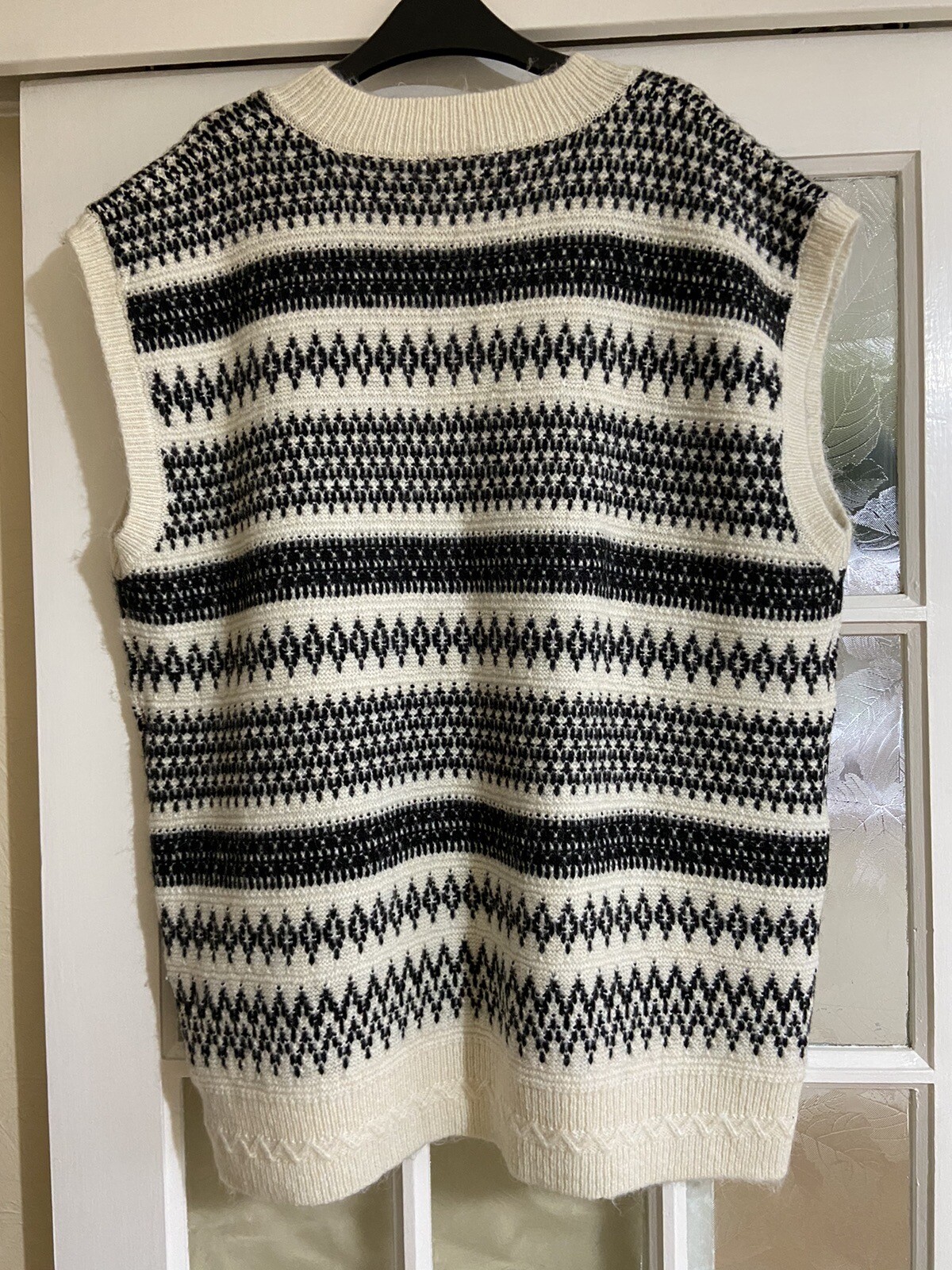 NEW M&S Wool Mix Fairisle Tank Top/Pullover Men’s/Unisex Size