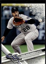 2017 Topps Holiday METALLIC SNOWFLAKE #HMW58 NOLAN ARENADO Colorado Rockies E5