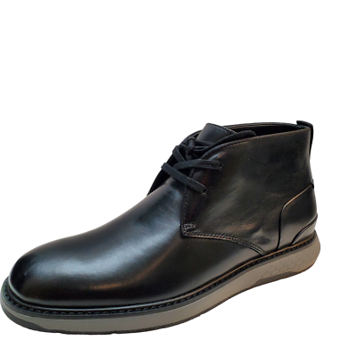 Vince Camuto Men\'s Black Leather Chukka Boots Amazon.com | Vince Camuto Mens Black Comfort Soleh Round Toe  main image 2