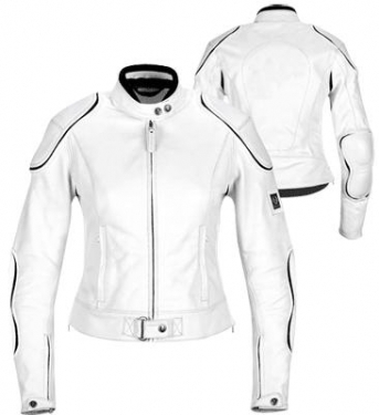 LADIES WHITE HORIZON WOMENS MOTORBIKE MOTORCYCLE