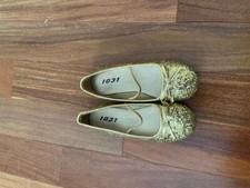 girl gold sparkling shoes Sz L 2 3 evening party birthday Holidays Spring summer