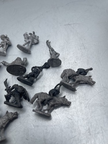 Ral Partha Miniatures D&D Lot Of 16 Vintage Goblins Wolf Riders Swords Figures - Picture 19 of 24