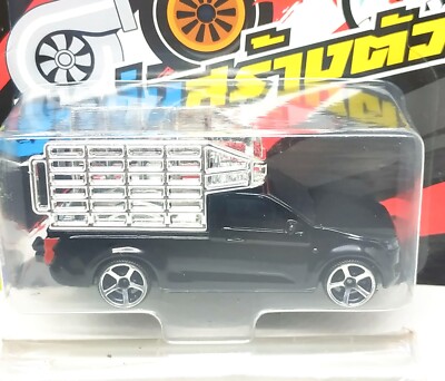 Majorette Isuzu Dmax Pick Up Transporter Street Racing Black 3
